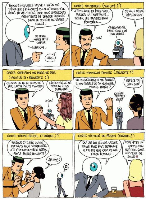 Bon, maintenant les mecs, je veux bien vous faire de la pub, mais j'attends les Escort Girls