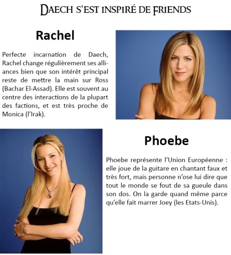 Et puis, avec son côté douillet, il peut même faire le côté lumineux de Vladou : le célèbre Vladimir Patoune le petit ourson. Friends