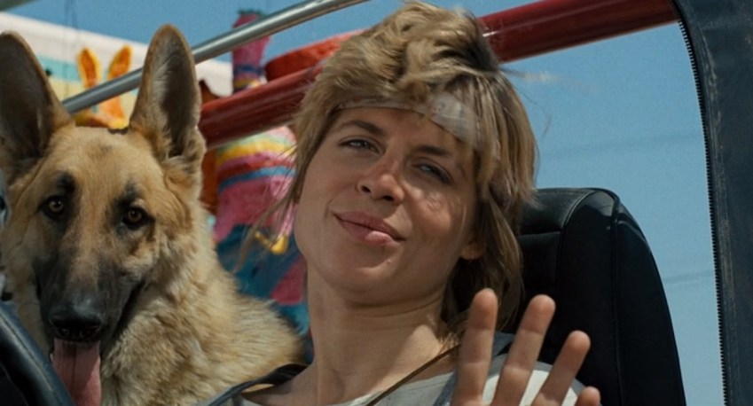 Et puis fais-moi le pare-brise, petit con !