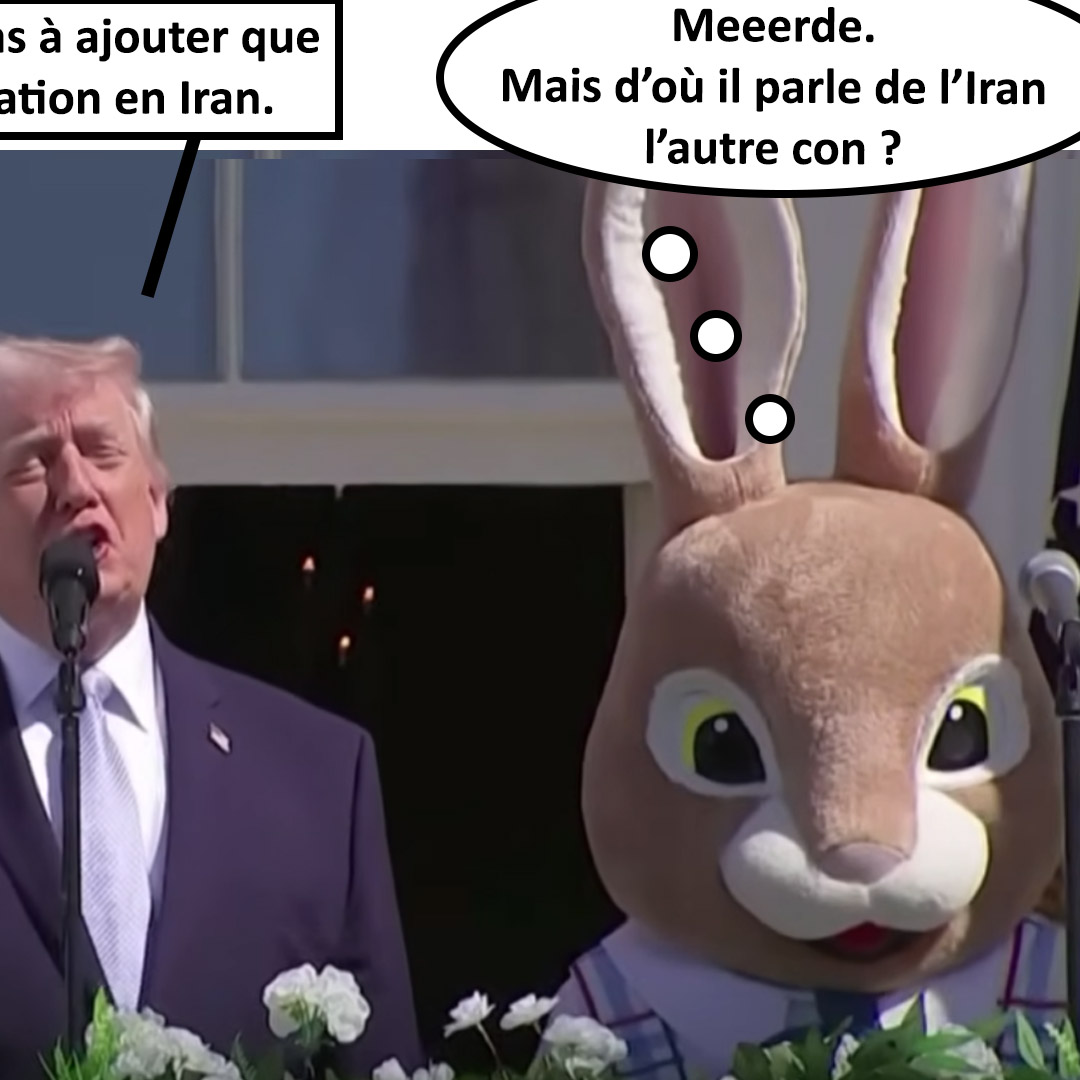 Non, vraiment, imaginez ce que la personne dans le costume a dû penser.